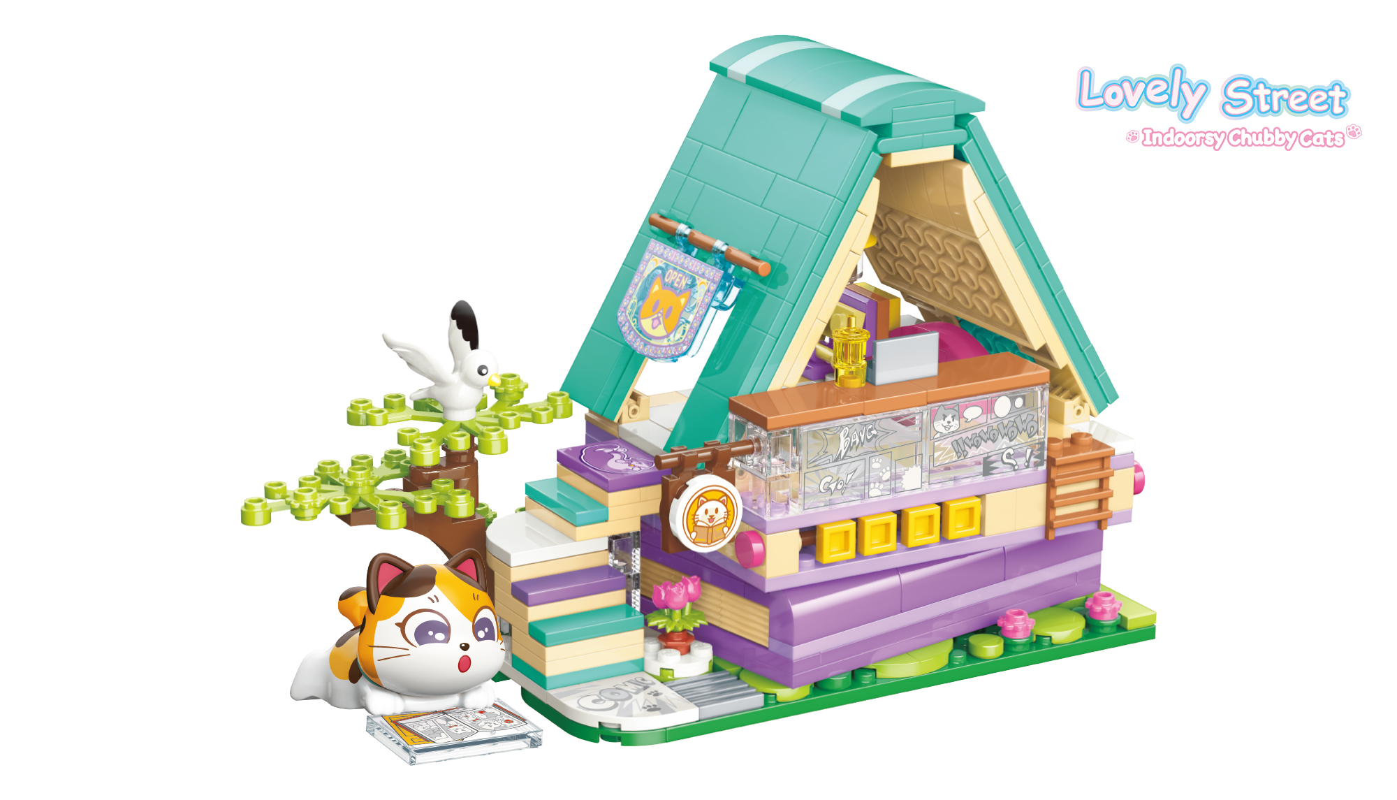 Calico Cat Comic House